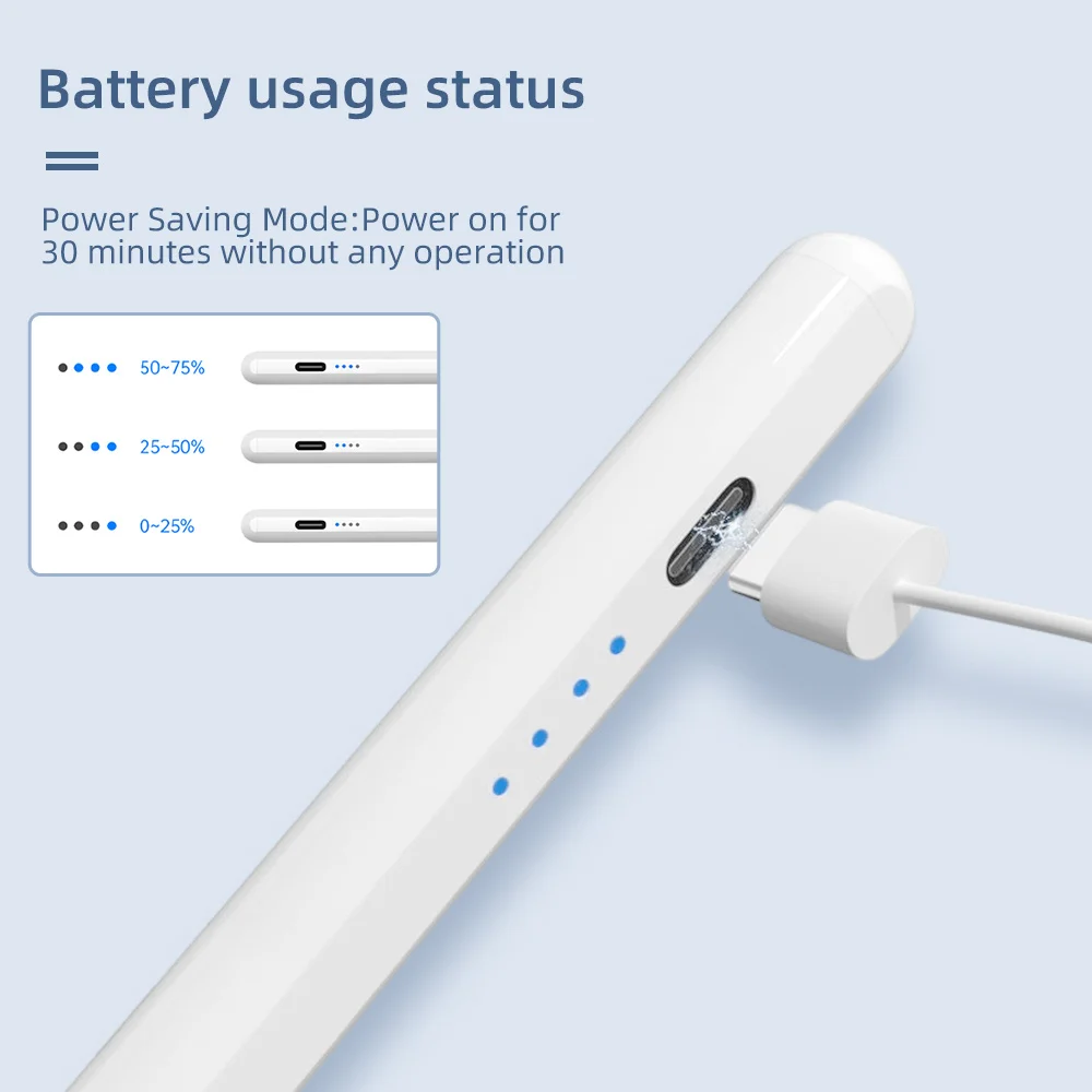 Universal Stylus for Android Ios Windows Pencil for iPad  with Magnetic Adsorption Stylus Pen for Tablet Huawei Xiaomi Samsung