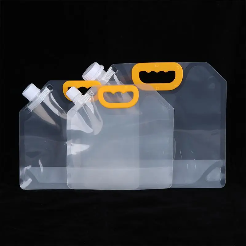 1/5PCS 1L-10L Collapsible Water Container Water Storage Jug Bag For Outdoor Camping Hiking Emergency Survival