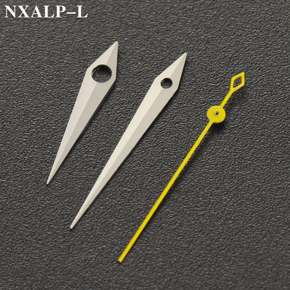 NH35 ساعة الأيدي الذهب/الفضة/الفضة الأصفر ساعة اكسسوارات ل NH35/NH36/4R/7S حركة الساعات مؤشرات ساعة إبرة مع صندوق