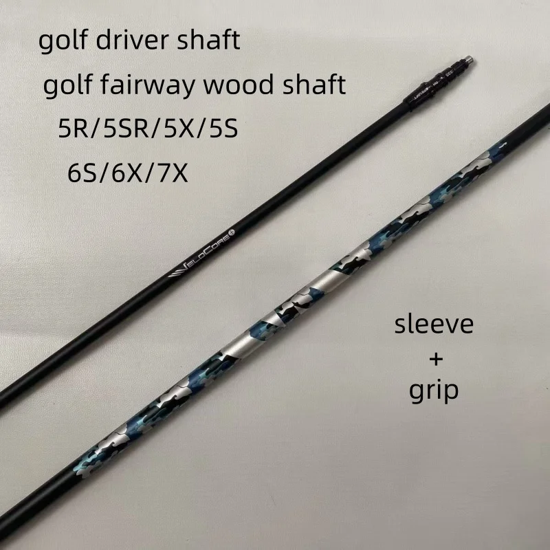 

2025 New Golf Shaft black Golf Drivers Shaft 5/6/7 R/S/SR/X Flex Graphite Shaft Wood Shafts Free Assembly Sleeve and Grip