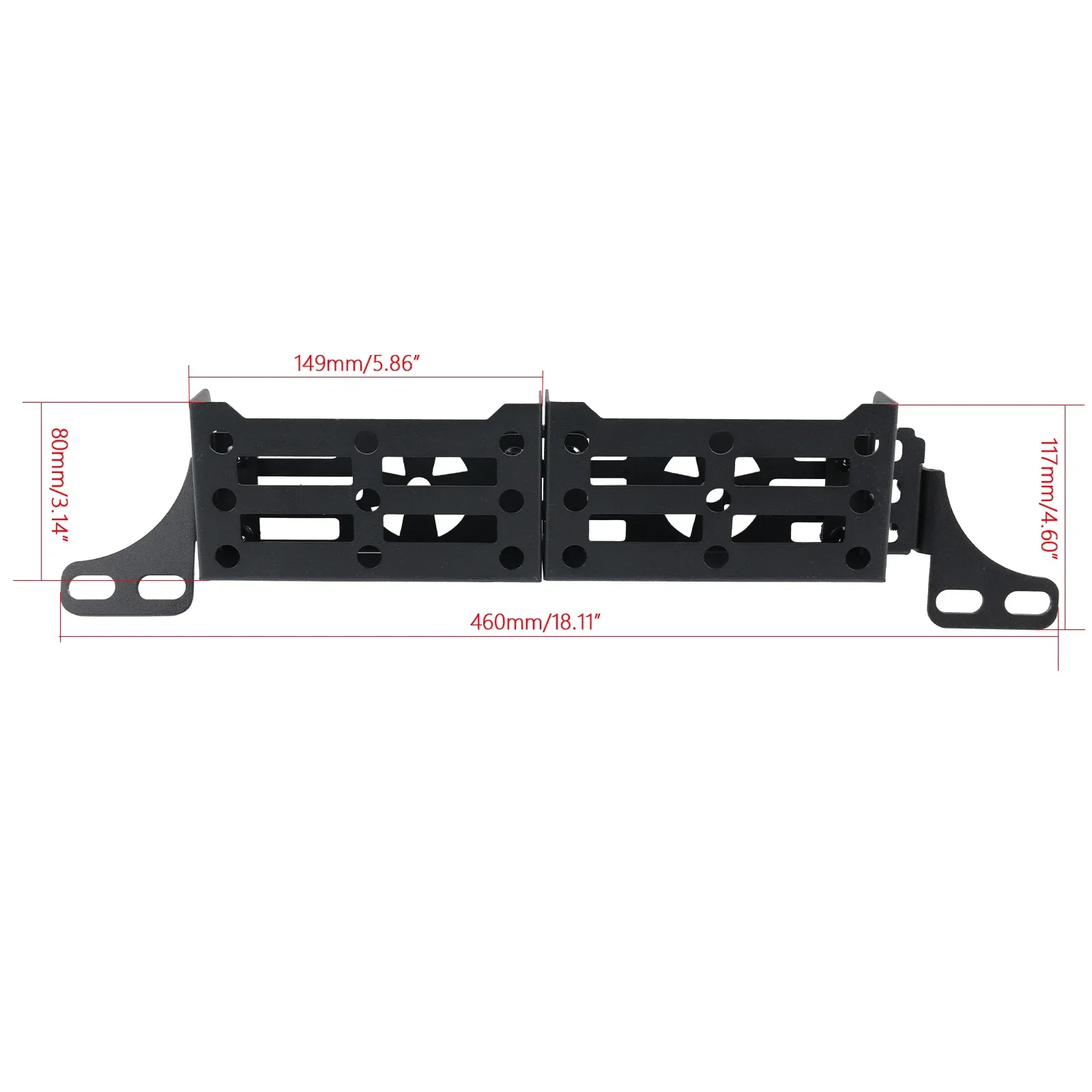 For Toyota Car Seat Brackets Front Storage Basket Tray Panel Basket For Tacoma 2005-2023 4runner Lexus Gx460 Gx470 2024 2025