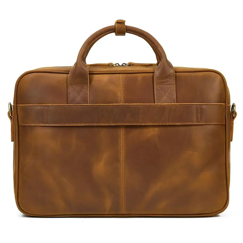 Valigetta da uomo Borsa a tracolla da lavoro Borse a tracolla in pelle Borsa per computer portatile Borsa da viaggio da uomo Borsa da uomo da 15 pollici