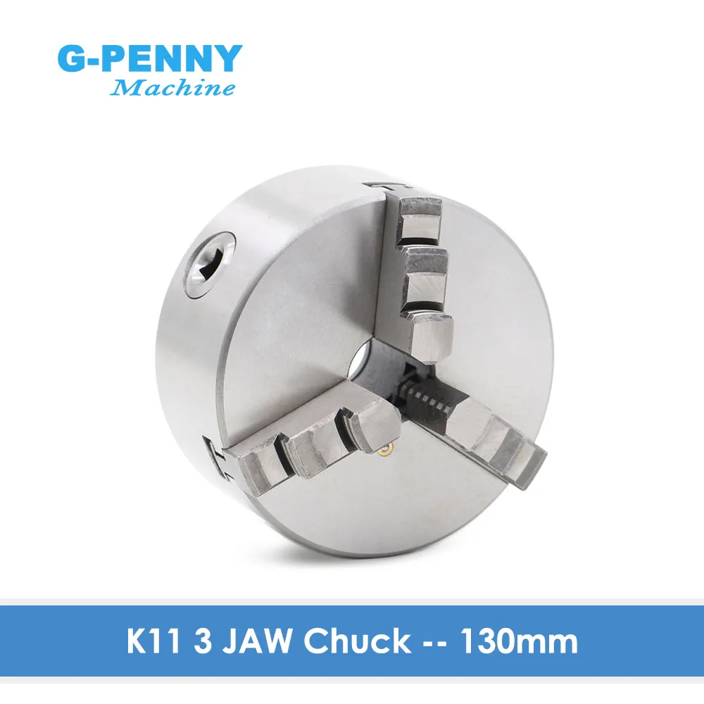 K11 130mm 3 jaw Chuck self-centering manual chuck four jaw for CNC Engraving Milling machine ,CNC  Lathe Machine!