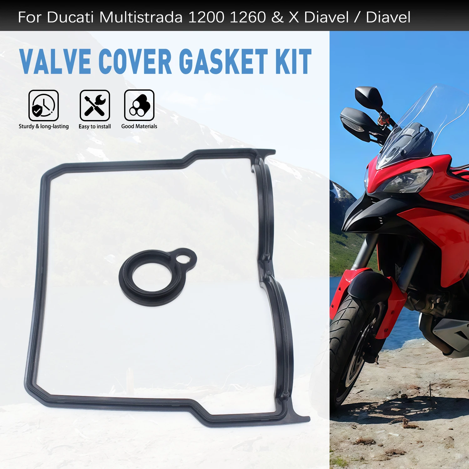 For Ducati Diavel 1260 XDiavel 1260 Multistrada 1200 S D-Air 1260 S Enduro Motorcycle Accessories Cylinder Head Gasket