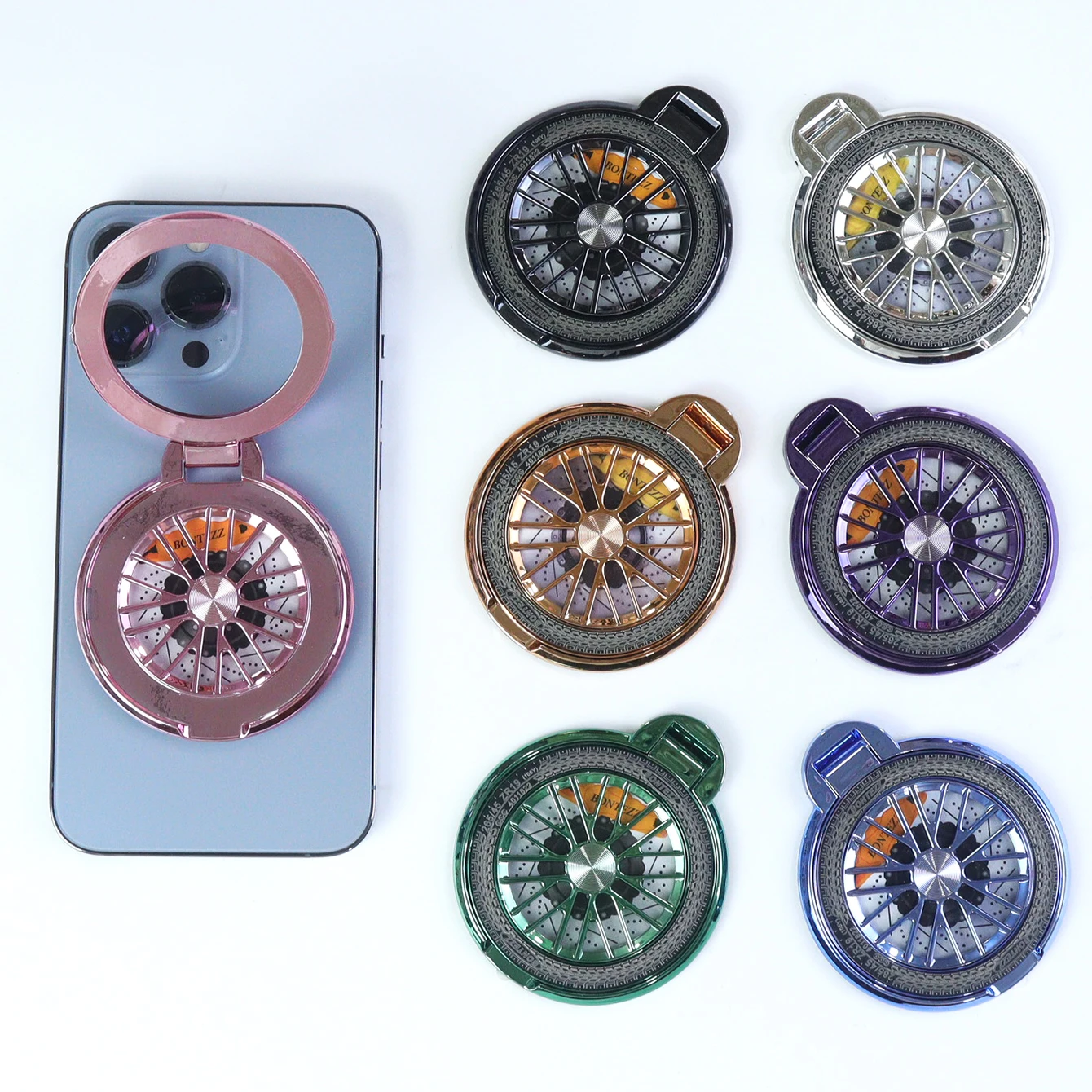 Rotating Gyro Mobile Phone Bracket Creative Back Sticker Mobile Phone Accessories Bracket