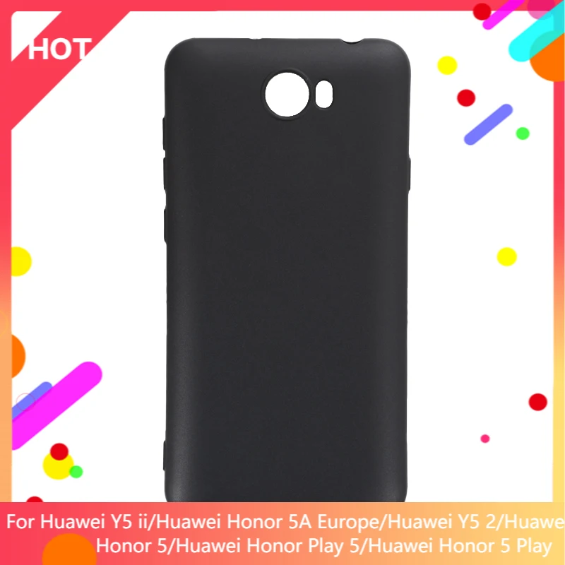 Y5 ii Case Matte Soft Silicone Back Cover For Huawei Honor 5A Europe Y5 2 Honor Play 5 Honor 5 Play Phone Case Slim shockproof