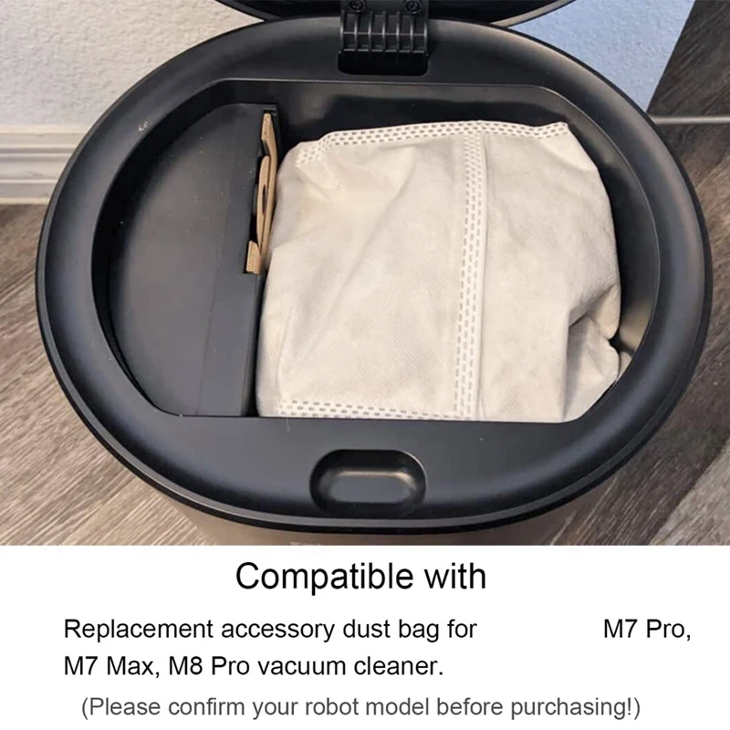 Replacement Parts Dust Bag For Proscenic M7pro, M7max, M8pro Robot Vacuum Cleaner Accessories Vacuum Bag