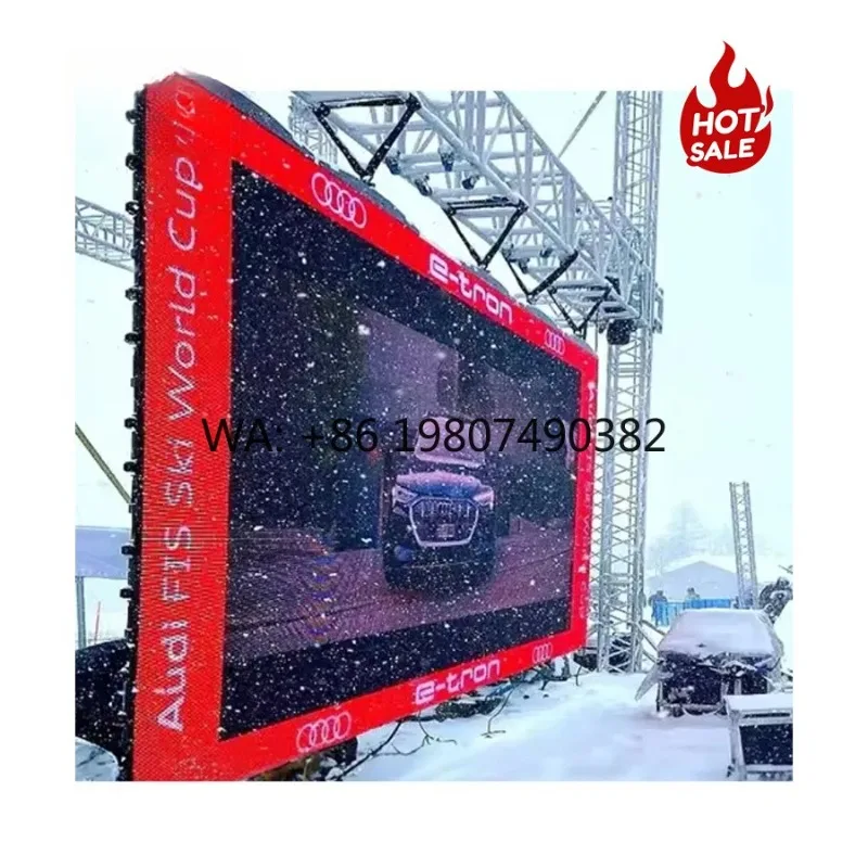 5mX3m High Brightness LED Video Wall P2.6 P2.9 P3.9 Truss Ground Support Panel For Concert Cinema Live Events