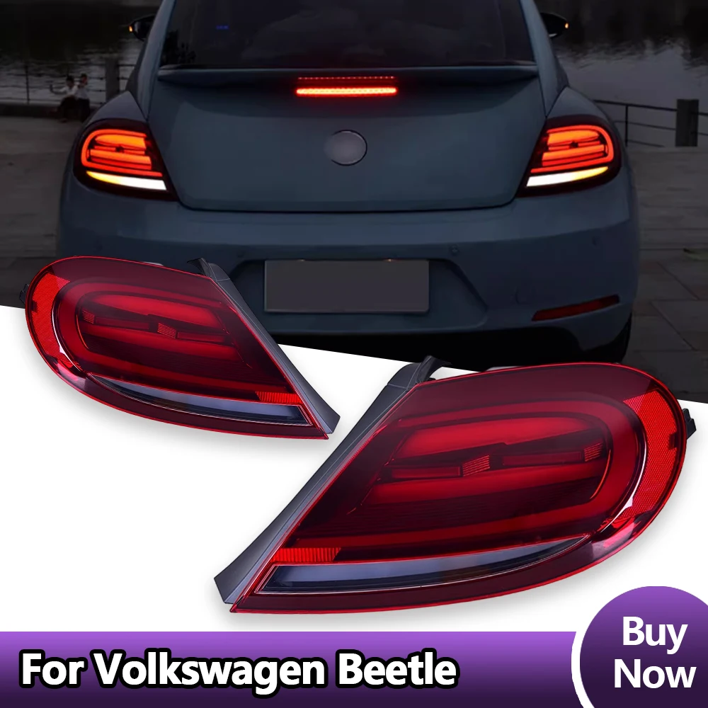 

Автомобильные аксессуары, светодиодный задний фонарь для VW Beetle 2013-2021, задние задние фонари в сборе, динамический свет запуска