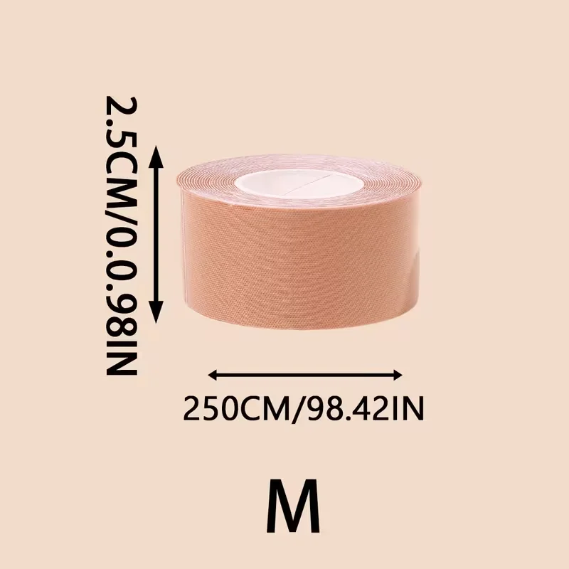 1 Rolle Selbstklebendes Brustlifting-Tape Kompatibel mit B-E Cup BHs Ohne Unterwäsche-Modifikation Sofort-Bust-Lifting-Tape für Kleidung