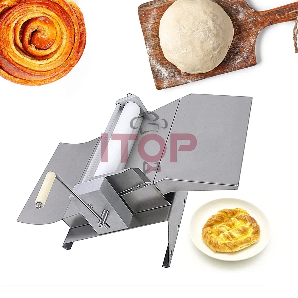 Pizza Dough Sheeter Machine Automatic Pastry Sheeter Puff Pastry Dough Laminator Pizza Dough Sheeter Machine