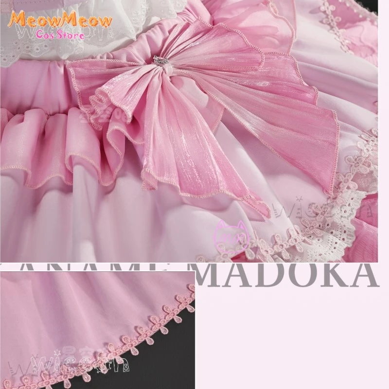 Disfraz هالوين BPuella Magi Madoka Magica Madoka Kaname تأثيري الزي أنيمي السحرية زي تنكري لفتاة كرنفال الكبار