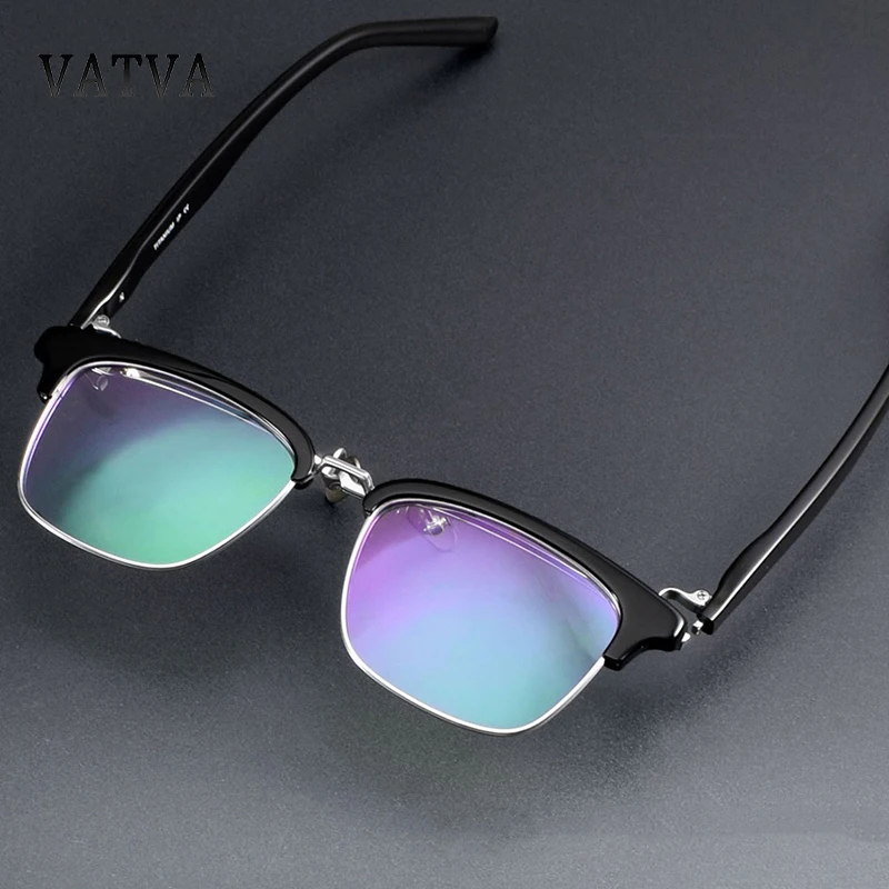 180° Flip Cover Rotation Design Glasses For Men Tianium Vintage Eyeglass Frames Hot Popular Acetate Customized Eye Frames