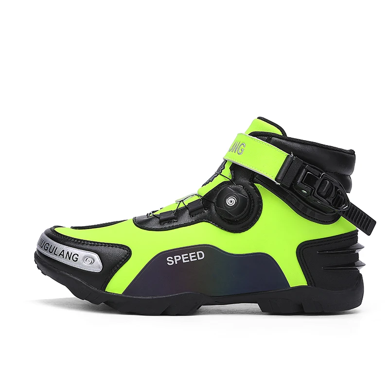 

Motorcycle protective riding boot off-road men four seasons fashion breathable high top anti slip travel equipment cycling boots