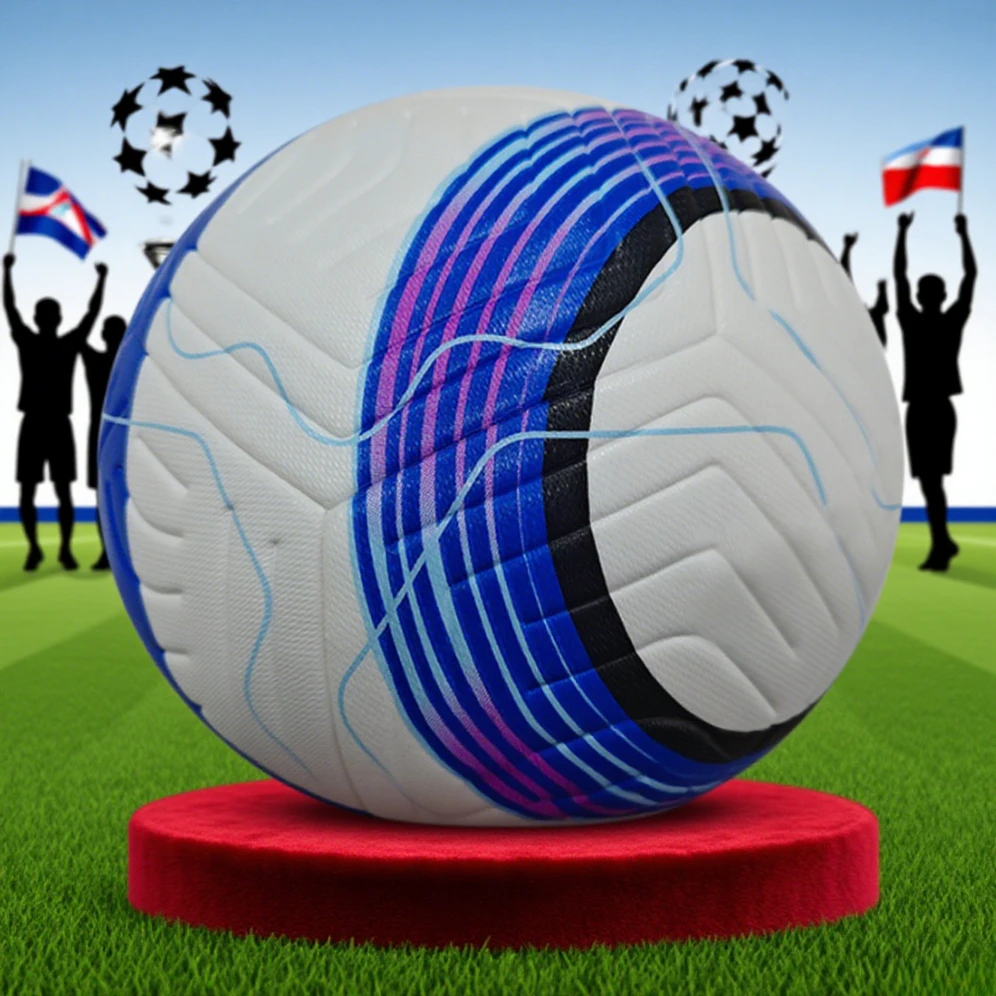 Pallone da calcio di dimensioni standard 4 Pallone da calcio in PU morbido di alta qualità Senza cuciture Elastico per allenamento di calcio Sport League Match Stuff da calcio