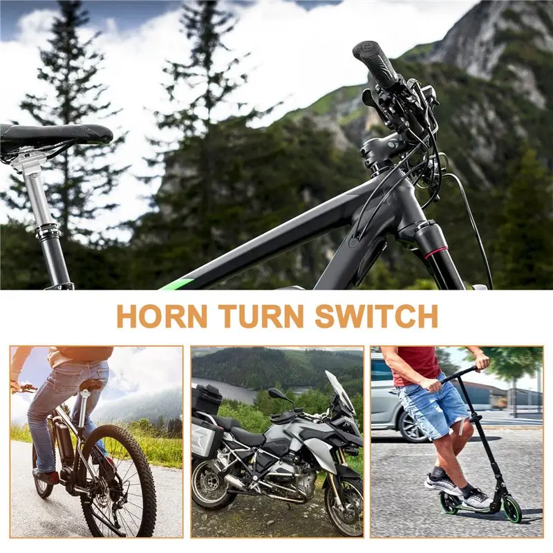 NEW HOT In Stock-Ebike Light Switch+Horn And Turning Light Switch Scooters Electric Bicycle Intelligent Mountain Bike Diy Access