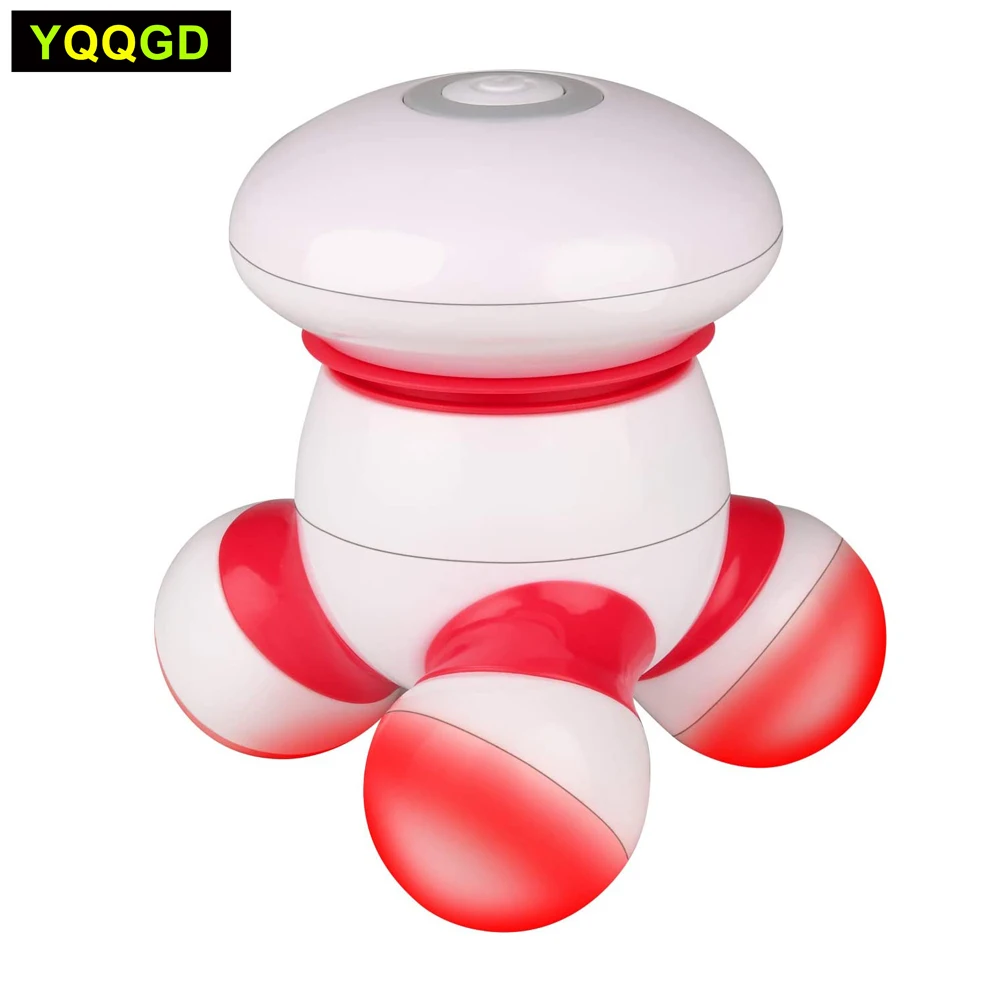 

Handheld Massager Mini Portable Vibrating Body Massager with LED Light for Hand Head Neck Back Legs Arms Pain Release