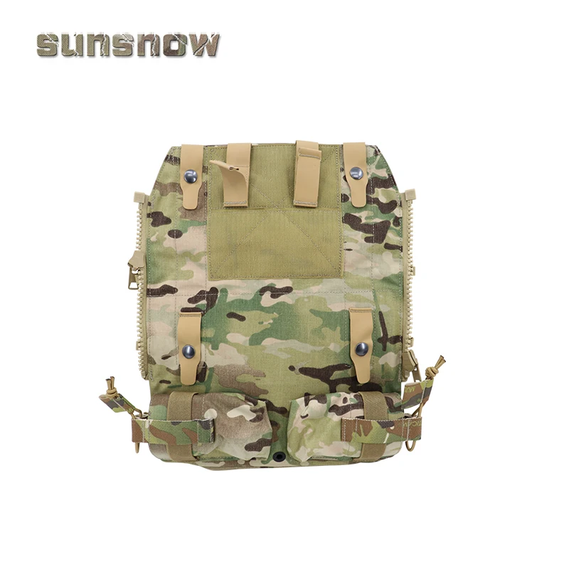 Tactical Vest Back Zip_on 2.0 Small Backpack Elastic Backplate Camouflage JPC Zipper Backplate Bag