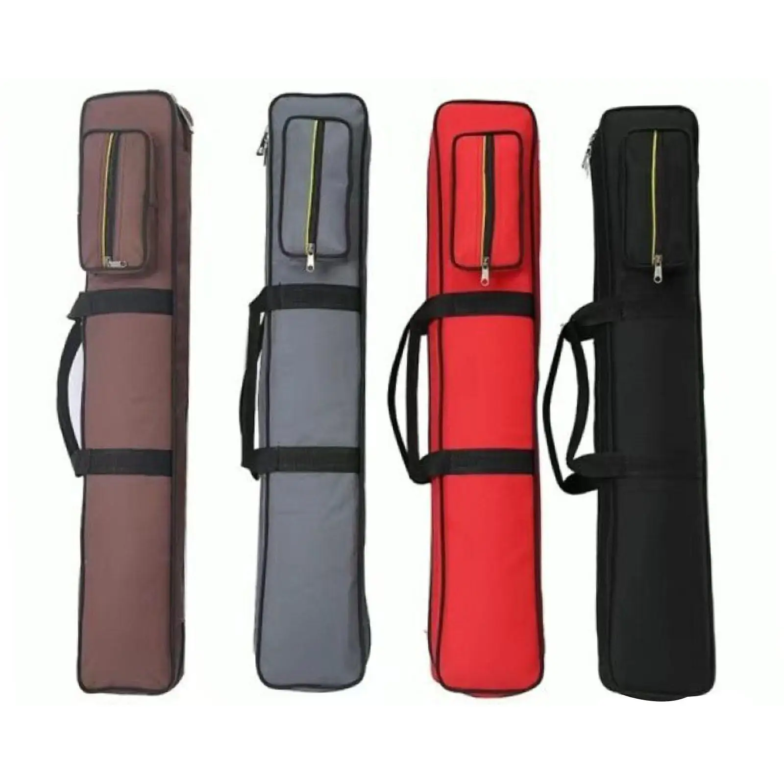 Billiards Pool Case Pool Cue Bag 1/2 Cue Case Protector Oxford Cloth Carrier Billiard Rod Storage Bag Pool Cue Storage Pouch