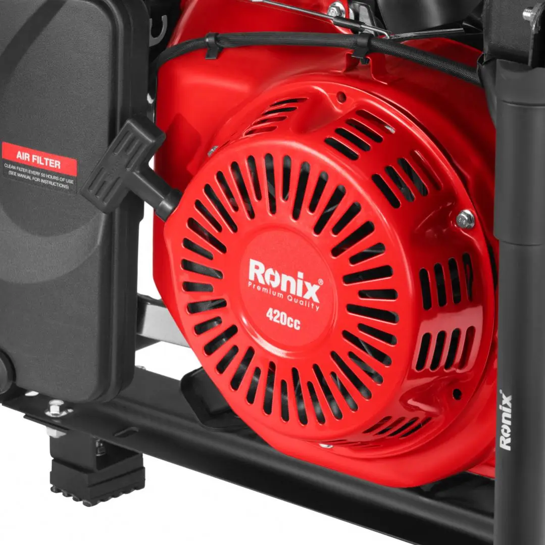 Ronix RH-4784 7500W 420cc Gasoline Generator Pure Sine Wave DC 12VCar Outlets Quick Solar Gasoline Generator