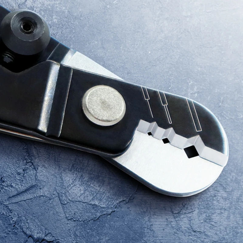 Трехступенчатые плоскогубцы для зачистки оптического волокна, многофункциональный 3-в-1 сетевой инструмент для зачистки оптического волокна, прочный, простой в использовании