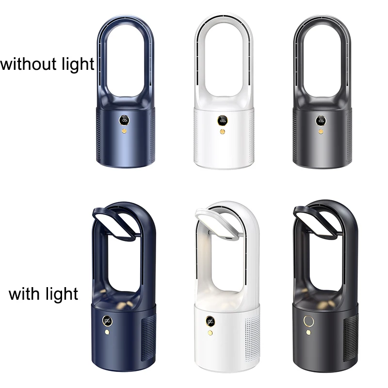 مروحة سطح المكتب بلا شفرات ، شحن USB ، عمودي ، صغير ، مهجع الطلاب ، مكتب بجانب السرير ، جديد ،