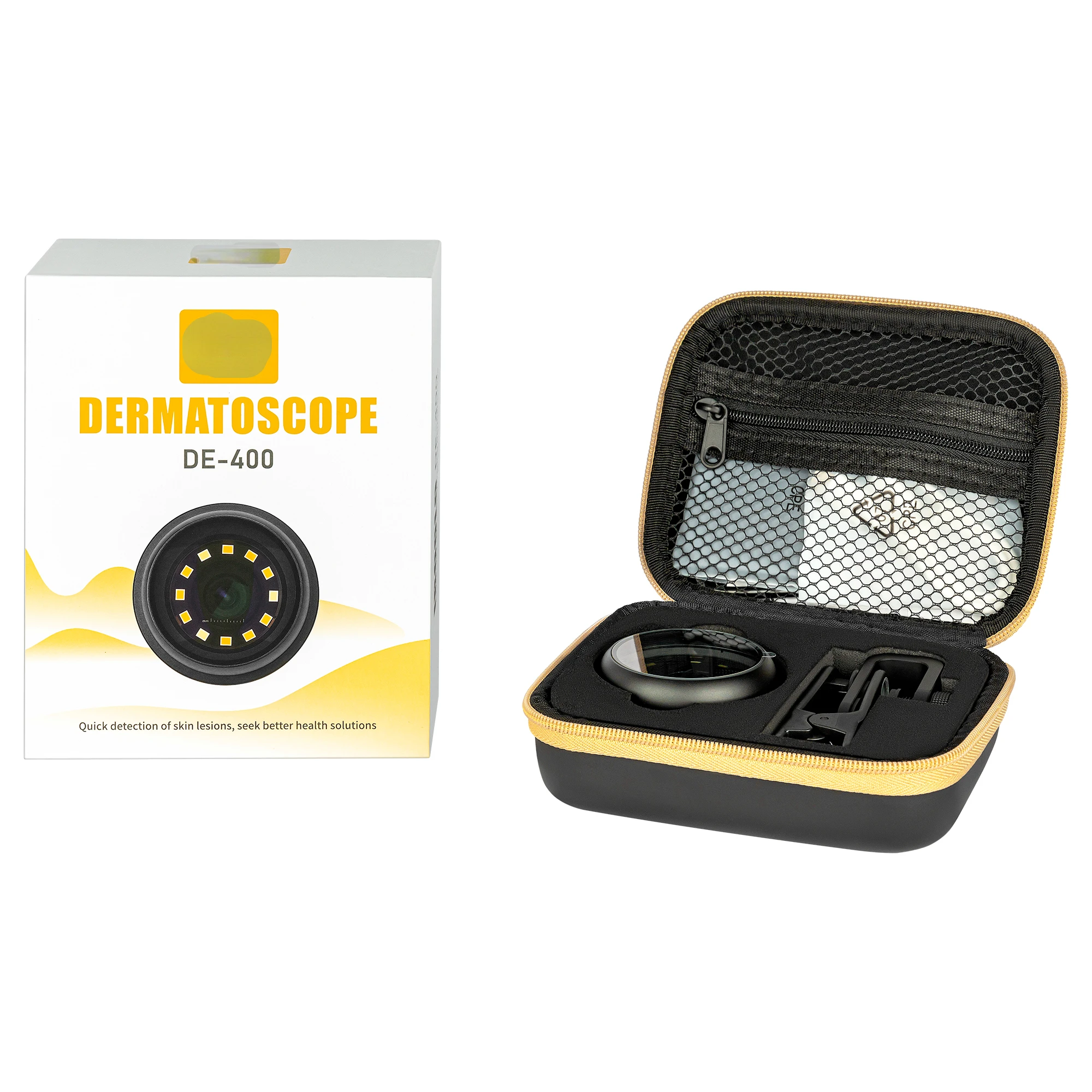 IBOOLO Top quality non contact plate dermatoscope 10x for examination