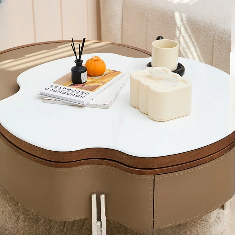 Extendable Design Coffee Table Modern Natural Living Room Side Tea Table Storage Designer Mesa De Centro Sala Home Furniture