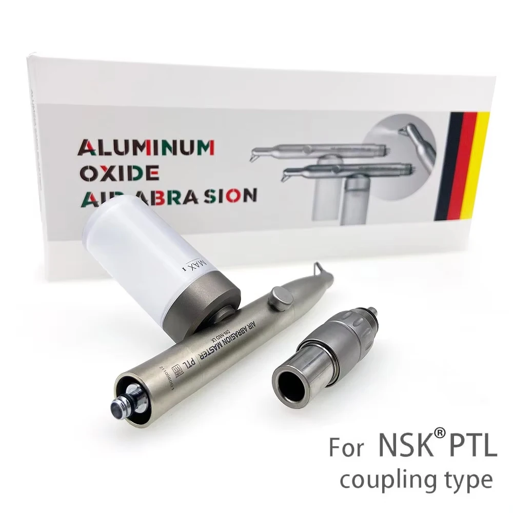 Dental Air Abrasion System Aluminum Oxide Microblaster Sandblaster Handpiece with NSK PTL Quick Coupling Style Orthodontic Clean
