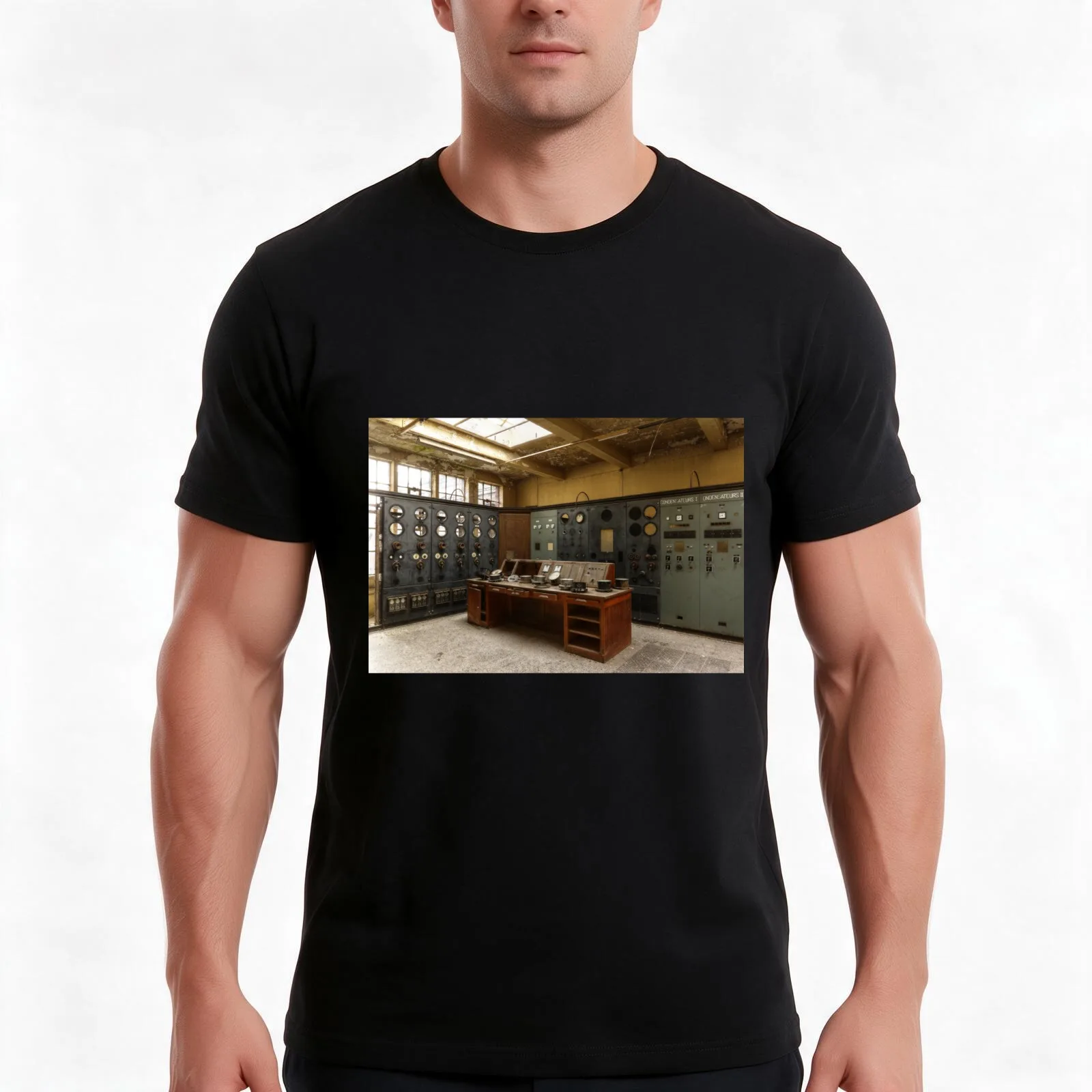 Factory 2A T-Shirt, Summer Casual Cotton Tee, Oversized Streetwear Tops, Vintage Graphic Print, Loose Fit Short Sleeve