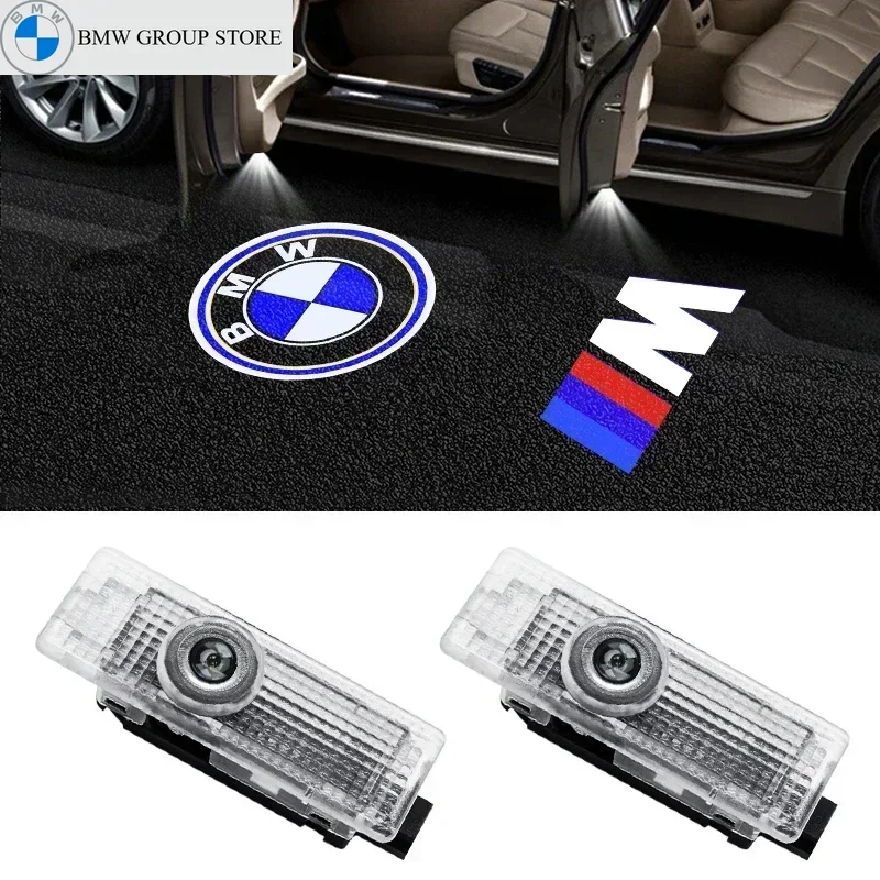 

BMW GROUP 2Pcs Car HD LED Door Welcome Lights BMW Accessories For BMW E90 E60 E46 E36 E34 F30 F36 F10 F20 F25 X3 X4 X5 M2 M3 M5