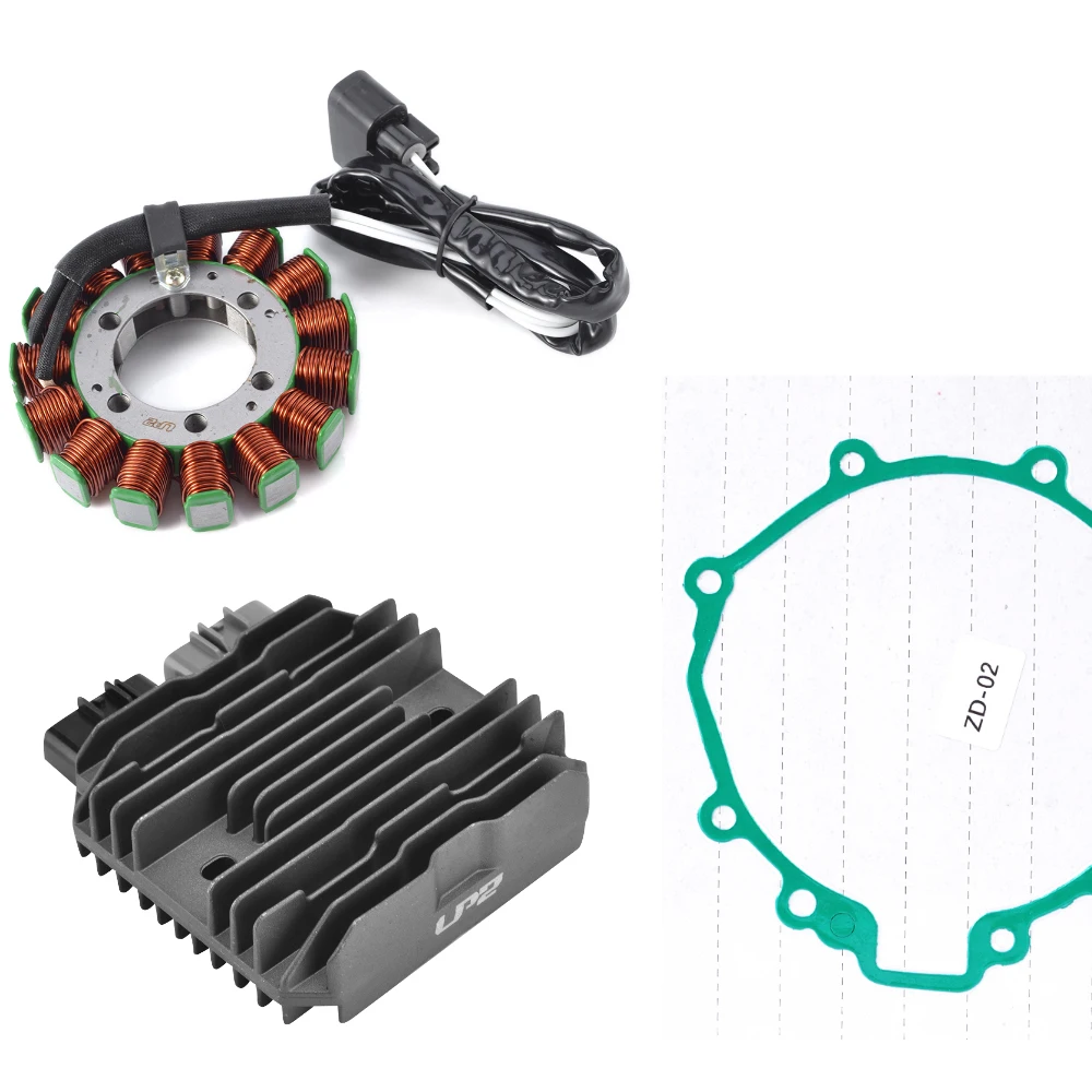 

Stator Coil Gasket Kit +Voltage Regulator Rectifier for Kawasaki ZX636 Ninja ZX6R ABS ZX 636 NINJA ZX 6R ABS KRT Edition