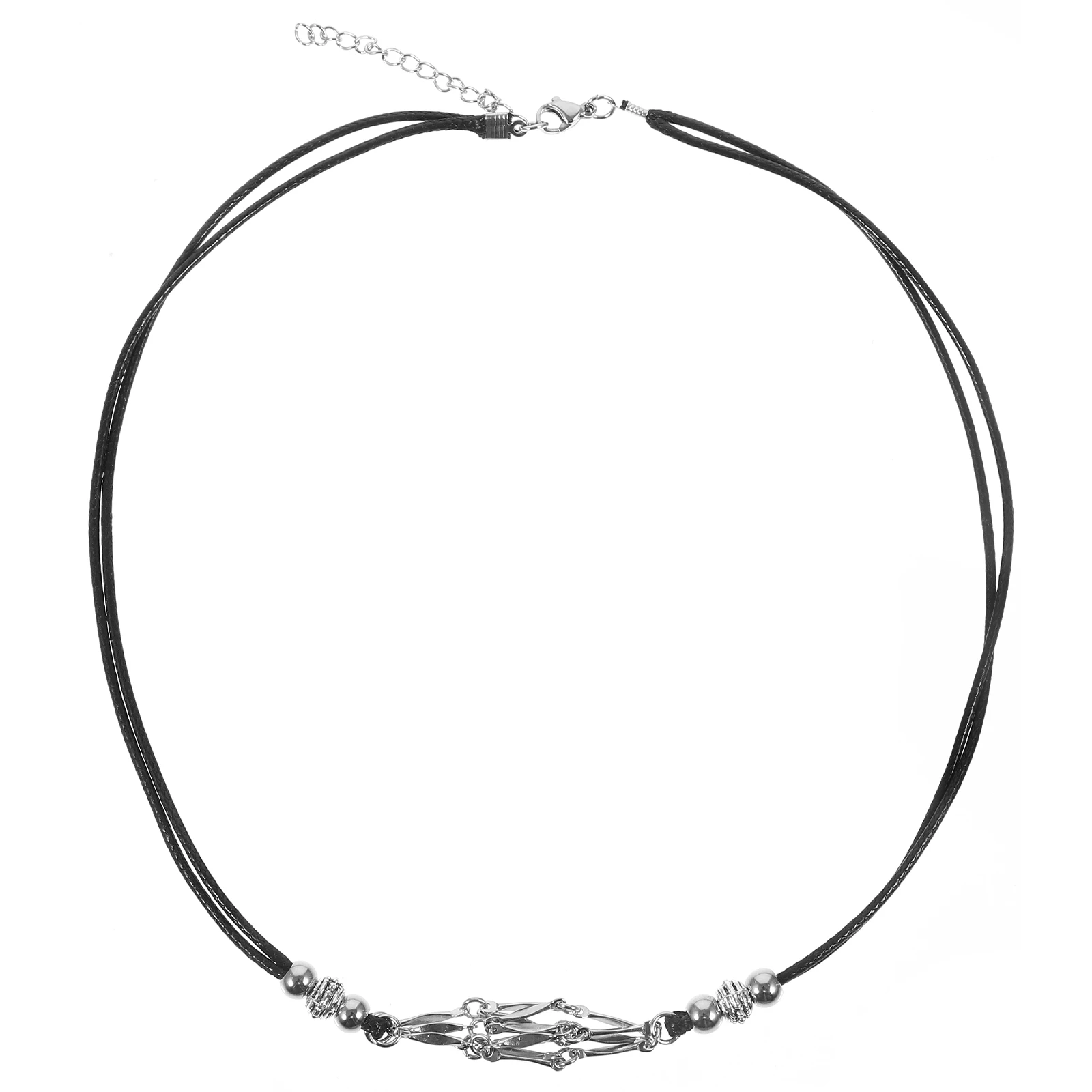 

1pcs Crystal Ball Necklace Decoration Holder Adjustable Cage Chain Crystal Pendant Simple Design Elegant Jewelry Gift