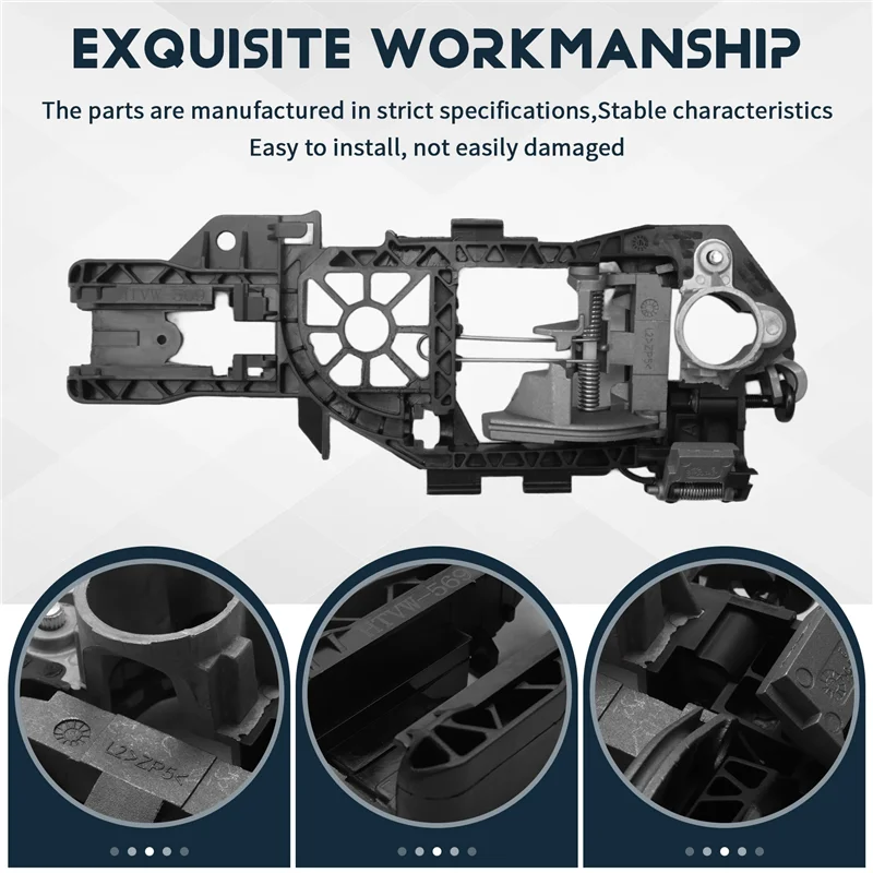 سريع الخارجي مقبض الباب الأيسر الناقل قوس 3C0837885H الخارجي ل باسات 2006-2010 اكسسوارات السيارات