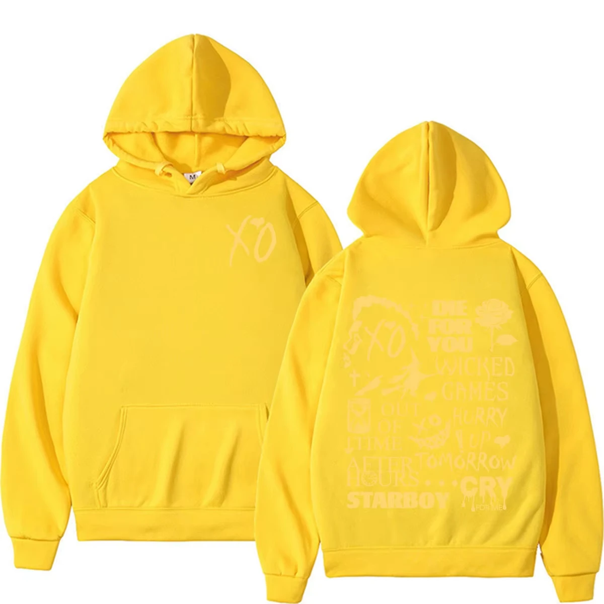The Weeknd After Hours Til Dawn Album Song Lyrics Kapuzenpullover für Herren und Damen, Harajuku Retro Gothic Sweatshirt, Langarm, Oversized Hoodie – Detail 16