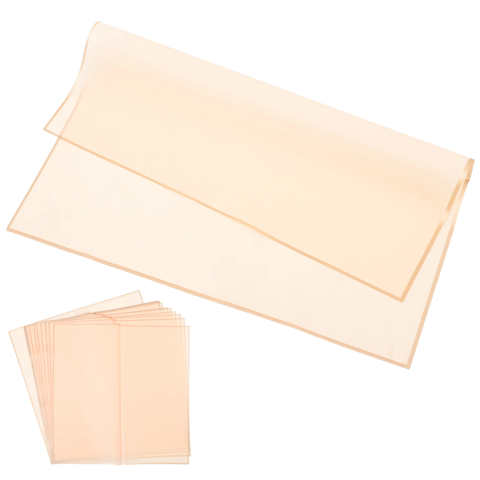 

20 Sheets Waterproof Gold Edge Jelly Film Floral Wrapping Paper for Bouquets Gift Flower Wrapping Material Flower Bouquet Paper