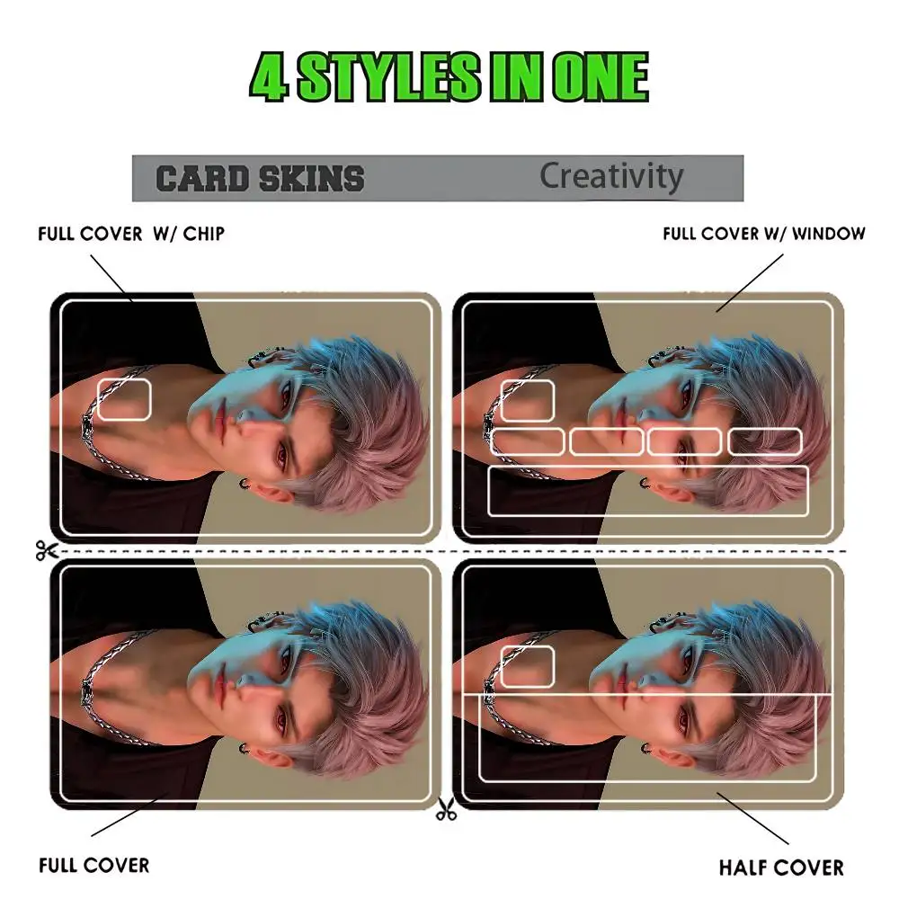 

Love and Deepspace Sylus Stickers Credit Visa Debit Bank Charge Card Bus Metro Waterproof Sticker Decal Decoration