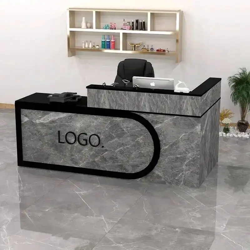 تصميم مكاتب الاستقبال الحديثة متجر بار فاخر مطعم الجمال مكاتب الاستقبال التنفيذية شركة Scrivania Lounge Furniture #6