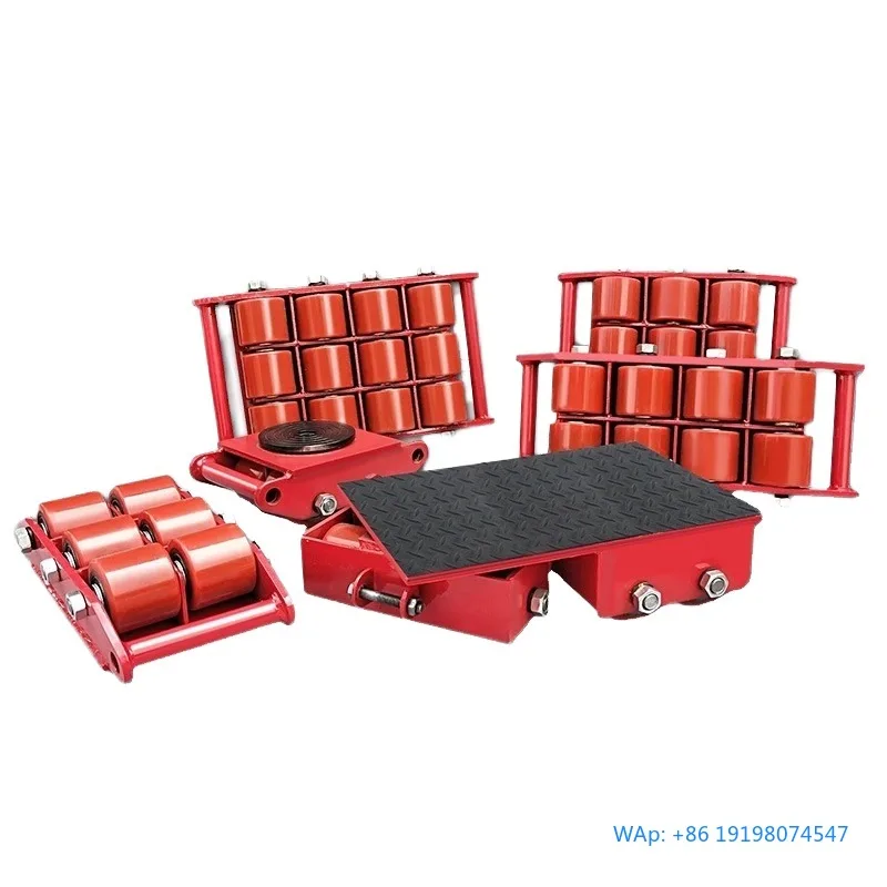 

Industrial Heavy Electric Tank Transport Trolley Machine Moving Equipment Roller Skates for Cargo