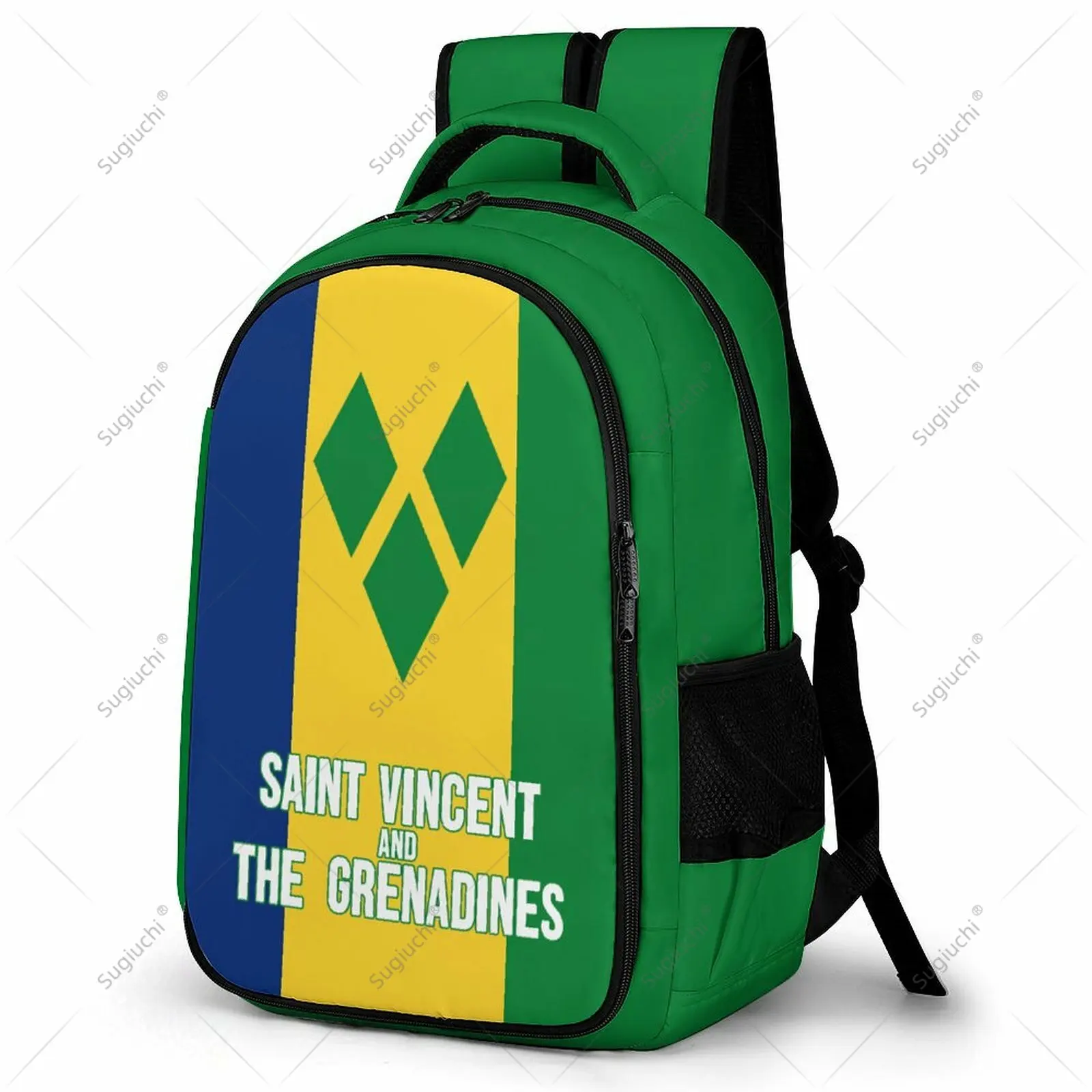 

Backpack Saint Vincent And The Grenadines Flag Student Schoolbag Smart Business Travel Leisure Laptop Back Pack Office Work Bag