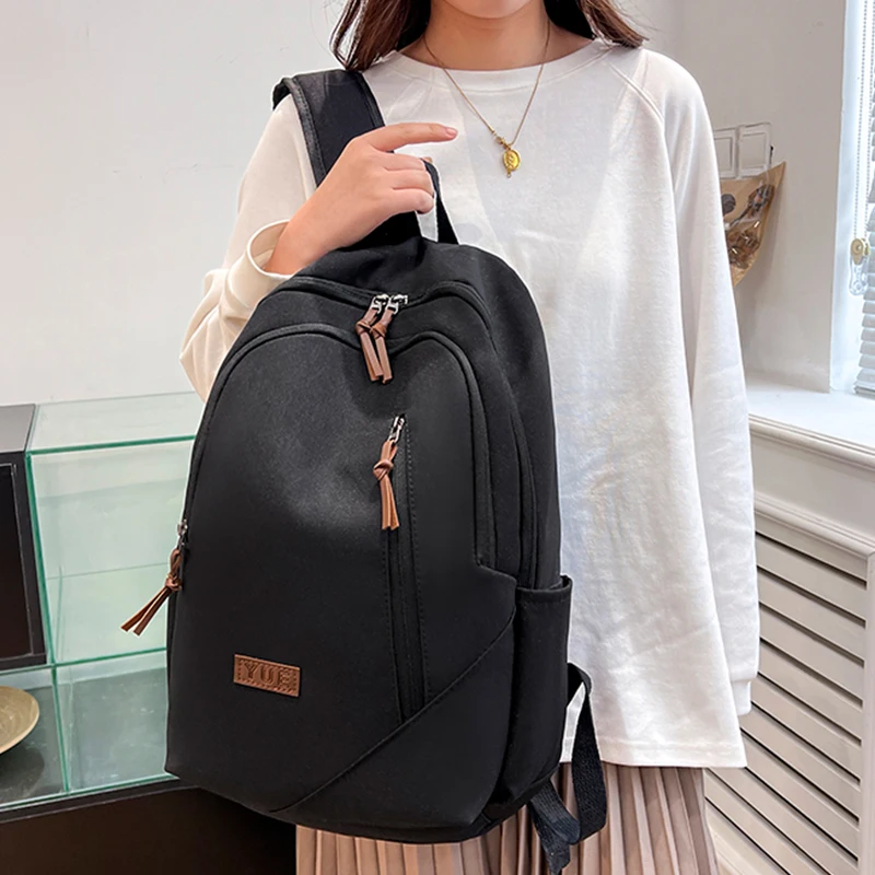 حقيبة ظهر متعددة الجيوب ذات سعة كبيرة، مناسبة للاجتماعات والسفر والاستخدام اليومي، عصرية ومتعددة الاستخدامات وخفيفة الوزن #6