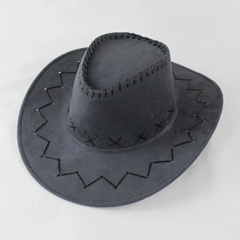 CyAnime Nico Robin Cappello Cosplay Cappello da cowboy occidentale Berretto viola/bianco Accessori per costumi di carnevale di Halloween