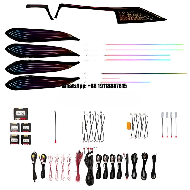 

Fit for BMW 3 Series F30 F35 F31 GT 4 Series 2014-2019 F32 F33 F34 F36 New 11-Color Ambient Light Decorative Lighting Auto