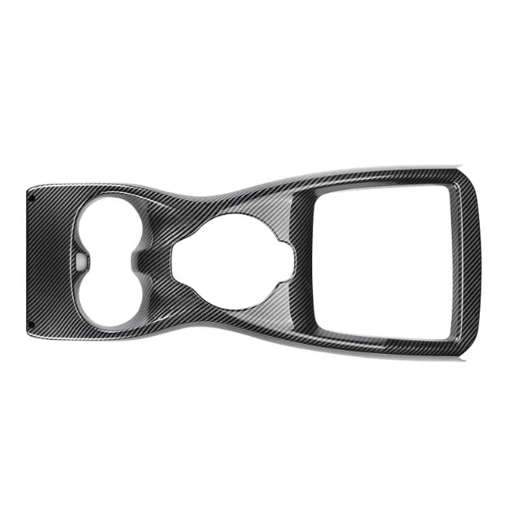

Car Center Console Gear Shift Panel Cover With Carbon Fiber Trim Stickers For BYD Seal EV 2022-2023 LHD
