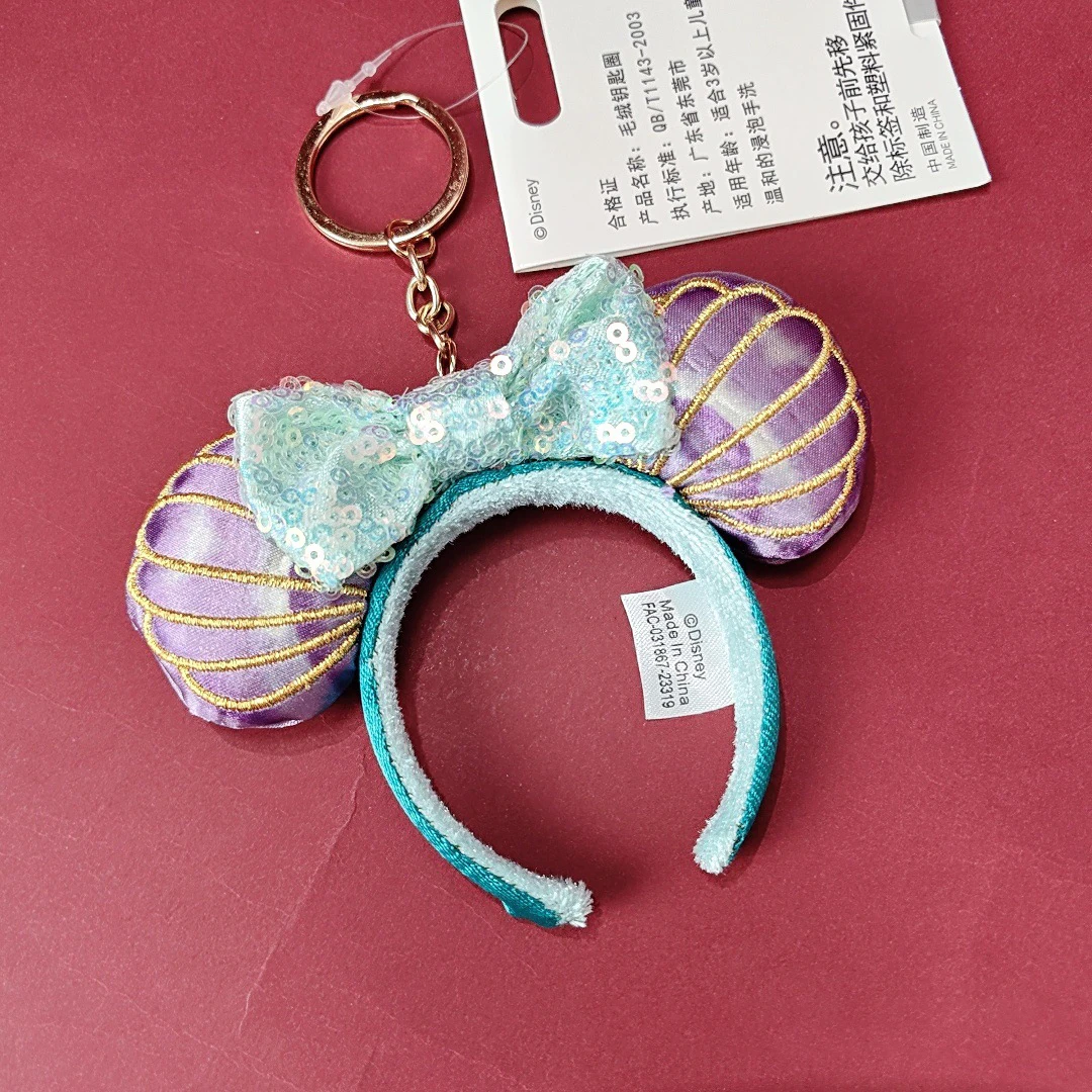 جديد ديزني الكرتون لطيف حورية البحر الترتر عقال القوس ألعاب من نسيج مخملي عقال حقيبة قلادة المفاتيح الديكور