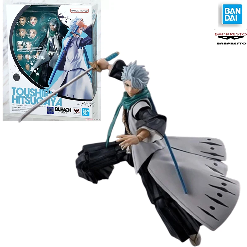 Bandai – eau de javel SHF originale: Arc de guerre sanguine de mille ans, Hitsugaya Toshiro, figurines d'action, jouets, cadeaux, Collection Anime, en Stock