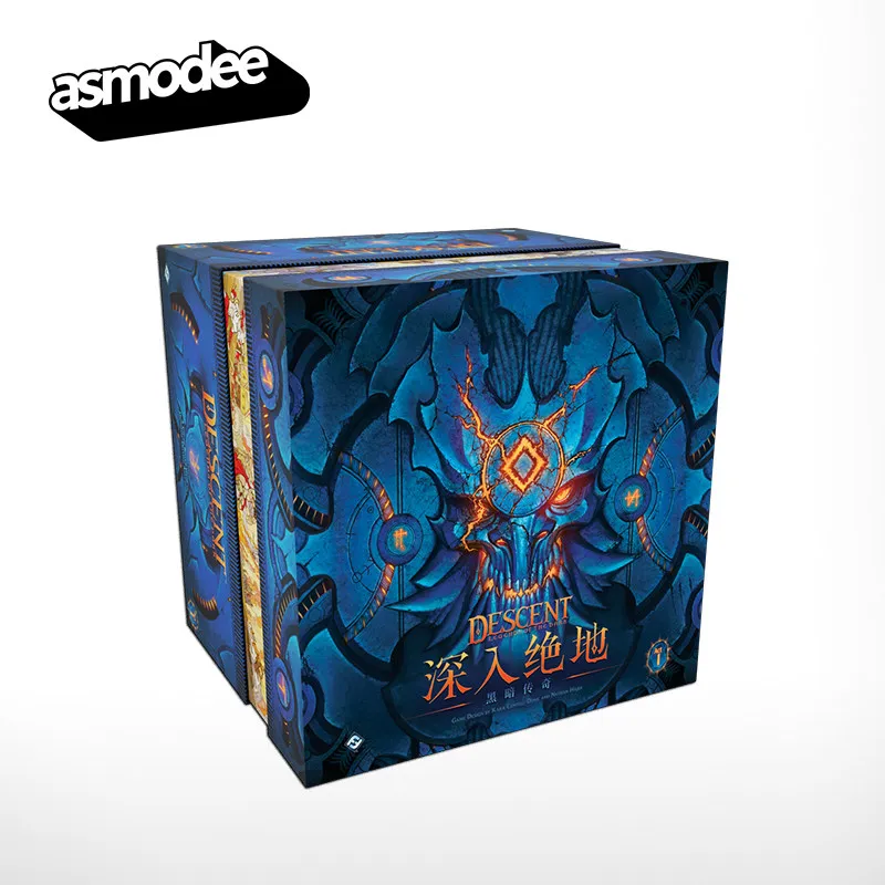 Cooperative Dungeon Crawler Game 3D Terrain Strategic Descent Dark Legends Tabletop Game Exclusive D3 Kickstarter Edition RPG