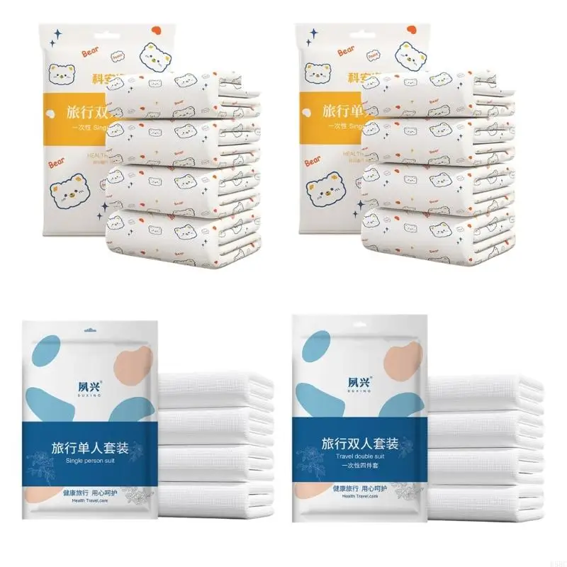 

Single Use Bedding Set Portable Disposable Bed Sheet For Outdoor Travel Business Travel Sanitary Sleep Solution