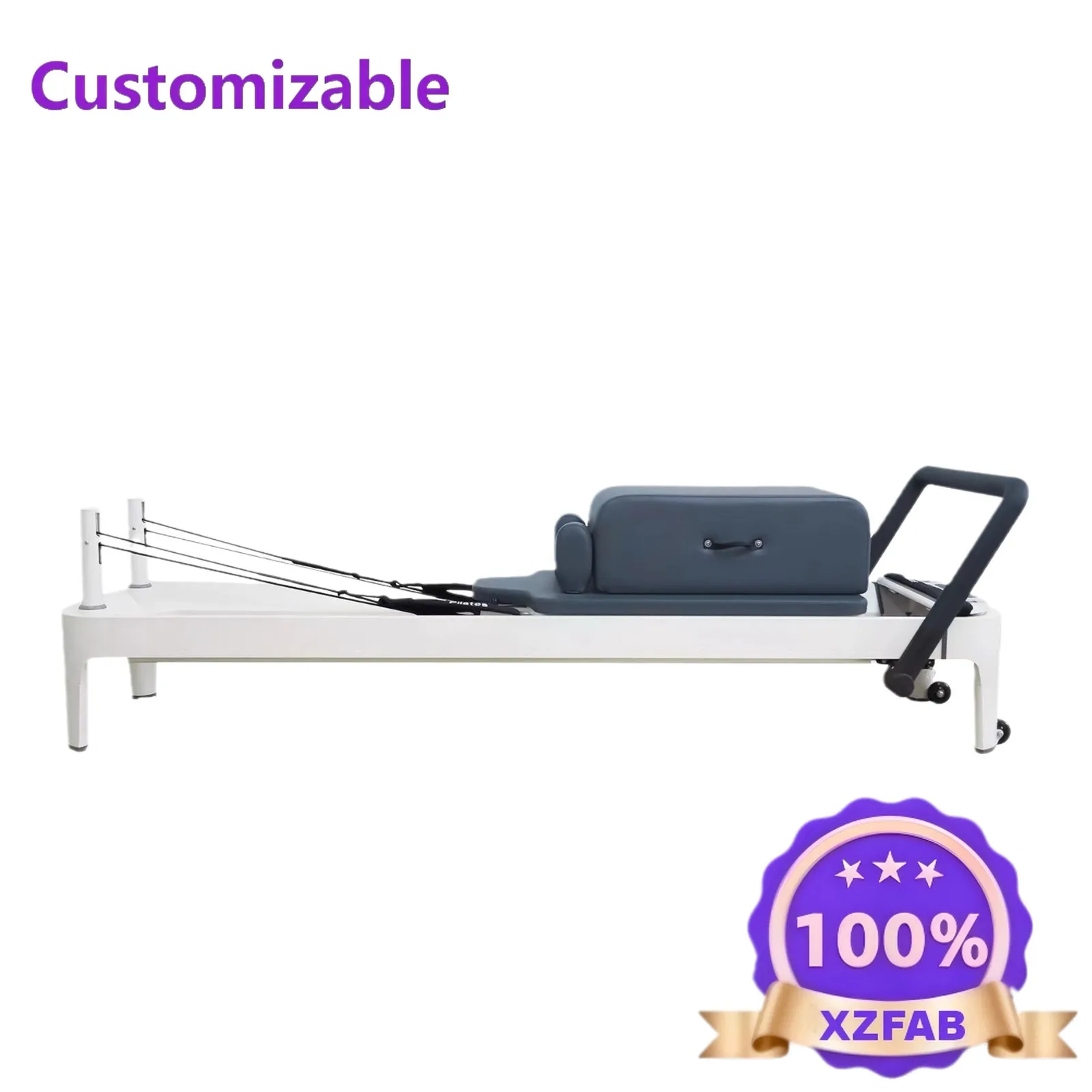 Factory Direct 2026 Pilates small white bed full track core bed aluminum alloy semi-elevated three-in-one