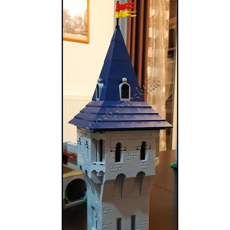 3517 PCS MOC Medieval Low Courtyard Castle Modular Model Building Blocks DIY Sets Education Assembly Bricks Toys Children Gifts